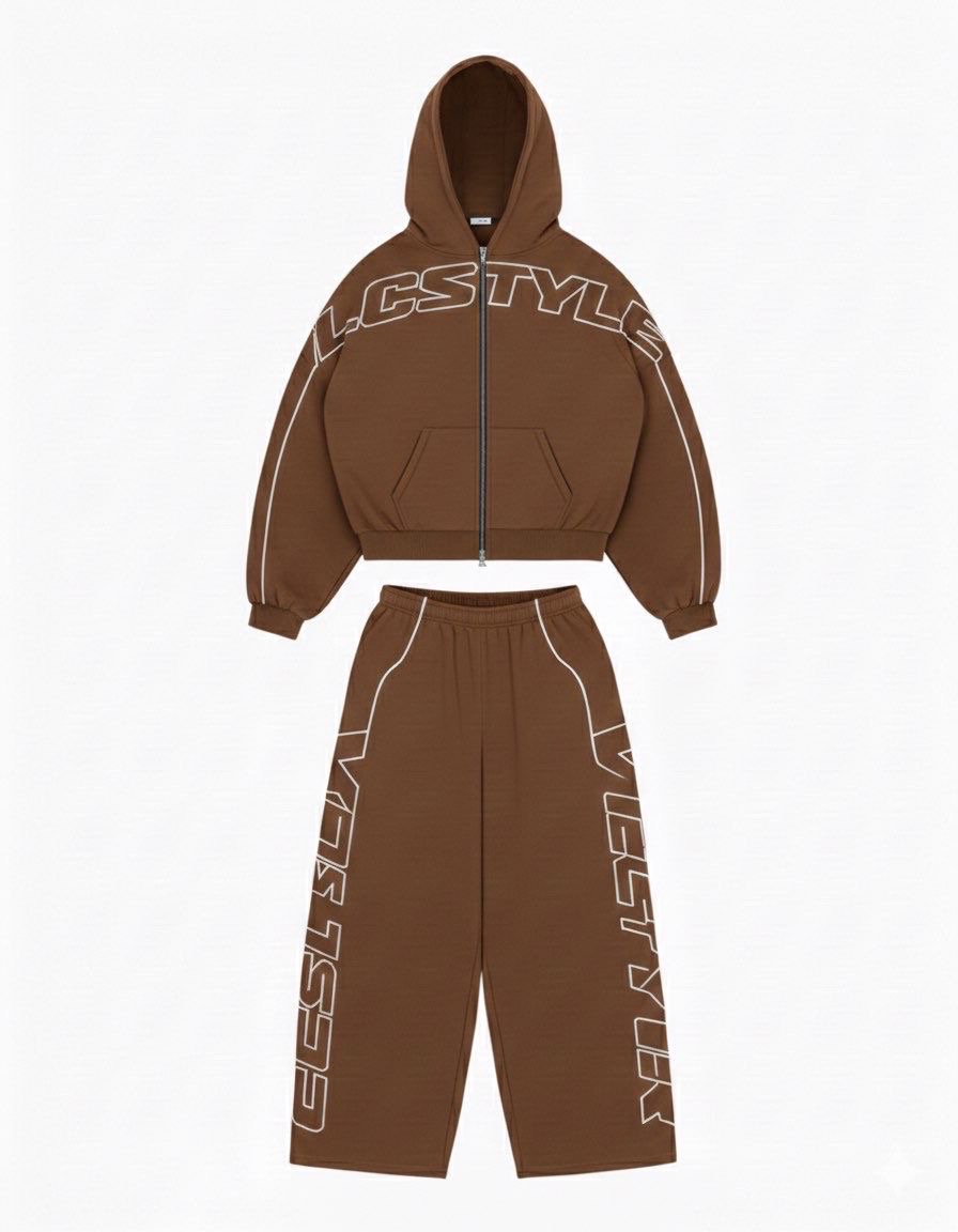 LC. Style Brown Jumper Hoodie